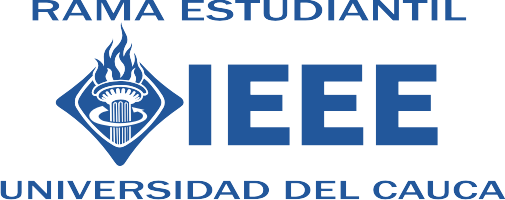 Logo Rama IEEE unicauca azul